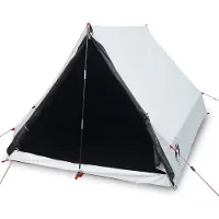 vidaXL Tent A-frame 2-persoons waterdicht verduisterend stof wit