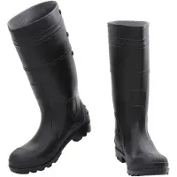 vidaXL Rubberlaars, zwart, maat 42, PVC