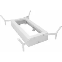 Hak Reduta Badframe 171x81cm, mat wit