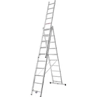 Hymer Alu Pro Reformladder driedelig 3x8