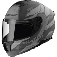 LS2 FF808 Stream II Shadow Mat Titanium Grijs Integraalhelm Maat L