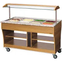 Bartscher | Buffetwagen, warm, 4x 1/1 GN | 125628