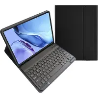 Mobigear Tablethoes geschikt voor Apple iPad 10 (2022) Hoes | Keys QWERTY Bluetooth Toetsenbord Bookcase + Stylus Houder - Zwart