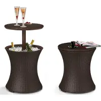 Keter Pacific Cool Bar: tuintafel met geïntegreerde koelbox