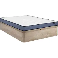 Vente-unique Set 140 x 190 cm licht naturel kofferbed + pocketveringmatras dikte 19 cm - DAYNI van YSMÉE