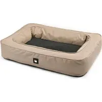 Extreme Lounging - b-dog luxury mighty - orthopedische hondenkussen - wasbaar met rits - uitneembaar kussen - 80x60x15cm - Sand