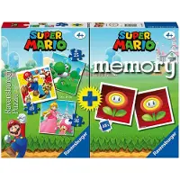 Ravensburger Multipack Memory + 3 Puzzel - Super Mario