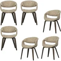 Woood eetkamerstoel (set van 6) Yossi