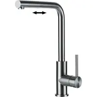 Lorreine Tweed eenhendel keukenkraan RVS