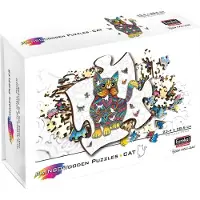 Gigamic Puzzel Regenboog Houten Kat 99 stukjes