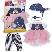 Baby Born piratenoutfit poppenkleding 43cm piratenkostuum.