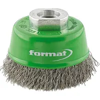 Format Komborstel roestvrij M14 gegolfd 80x mm