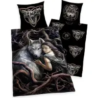 Herding Anne Stokes beddengoed, 135x200 cm, renforcé (katoen). Set bestaat uit: 80/80 + 135/200 cm