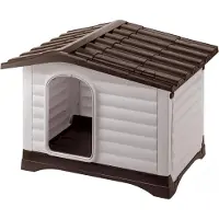 Ferplast - Dogvilla 110: B 111 x D 84 x H 79 cm - Kunststof Hondenhok Dogvilla