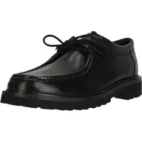 Clarks Veterschoen Men Berwick Seam Black Leather-Schoenmaat 41,5