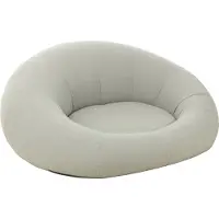 J-Line matras Donut - polyethyleen - grijs