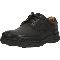 Clarks NATURE THREE Wijdte H Veterschoenen | Maat 8.5 Heren Zwart