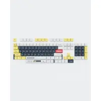 Dark Project - KS-2036 PBT - Keycaps - Wit/Geel - ENG