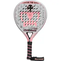 Black Crown Hurricane Pro 2.0 Woman Padel Racket Zilver Vrouw
