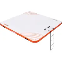 Vevor Opblaasbaar drijvend platform van 3x3 meter, inclusief ladder