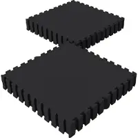Gorilla Sports Sportschool Vloer Beschermingsmatten (16 stuks, totaal 5,76 m2) Zwart