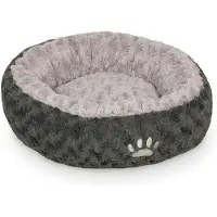 Nobby Donut "SEOLI", donkergrijs/lichtgrijs, diameter 45 cm