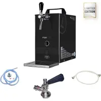 Ich-zapfe Complete set, Biertap, PYGMY 25/K LIMITED EDITION, met membraanpomp, 1-kraans roestvrijstalen droogkoeler, 35 liter/u - Biertap, Beertender, Thuistap, Bierkoeler, Green Line, KEG: Type S