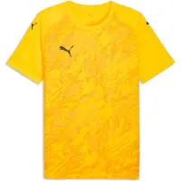 Puma teamFINAL Graphic Voetbalshirt Geel