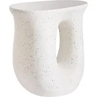 Beliani IDRO - Bijzettafel - Gebroken wit - Lichtbeton