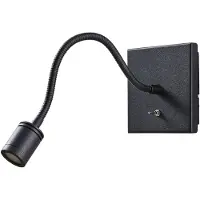 LINDBY Wandlampe , Mayar, Zwart, Slaapkamer, Metaal, Modern