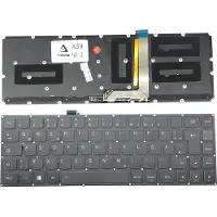 T-ProTek DUITS - Zwart toetsenbord met verlichting, compatibel met Lenovo Yoga 3 Pro-1370