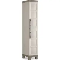 Keter Excellence Opbergkast 1 deur - 33x182x45 cm - Beige/Zand