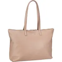 Mandarina Duck Leren met laptopvak Mellow Leather Shopper Warm Taupe