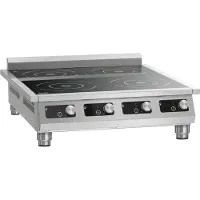 Bartscher Inductiekookplaat 4P 50-1 TCK - 2x 5000W - 400V - 792x900x234mm