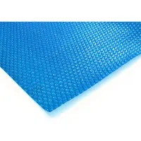 Zelsius zonnefolie, rechthoekig | 8 x 5 meter | blauw | 400µ | Folie voor het afdekken van zwembaden