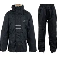 Sonstiges Regenpak Waterdicht & Ademend - Junior - Reflectie - Zwart - 116