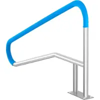 Vevor Zwembadleuningen, 54 x 36 inch, roestvrij staal, met basisplaat, geschikt voor spa's