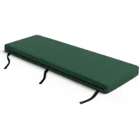 Ferocity - Tuinbankkussen 220x25 cm - Weerbestendig & Waterdicht - Bierbankkussen Zitbankkussen - Bevestigingsriemen - Polyester - Groen