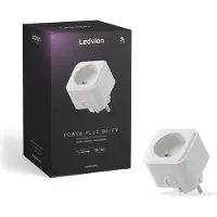 LEDVION - Smart Stekker BE/FR - 3600W - Slim Wifi-stopcontact - Wifi Smart Home - Smart Plug - Tijdschakelaar