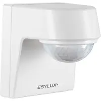 ESYLUX EM10025358 Bewegingsmelder Wand, Opbouw (op muur) 200 ° Wit IP55, IK07