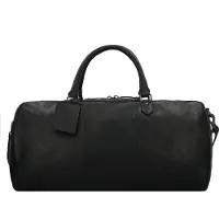 Jack kinsky Porto Weekender reistas Leer 55 cm zwart