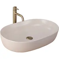 REA Opzetwastafel Cleo 61 Beige Matt