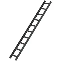 MUNK Günzburger Steigtechnik MUNK aluminium dakladder, 10 treden, antracietgrijs