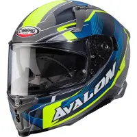 Caberg Avalon X Optic Integraalhelm Grijs/Blauw/Geel S, unisex