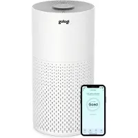 Goliving Luchtreiniger - Air Purifier Tegen Huisstofmijt, Hooikoorts, Allergieën en Stof - Vervangbaar HEPA 13 filter en Koolstoffilter - 210m³/h - Met App - Wit