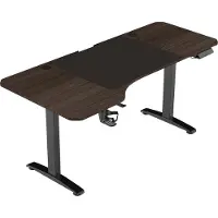 Vdd - Bureau - Game Desk - Zit Sta Bureau - Elektrisch in Hoogte Verstelbaar - Zit-sta Bureau - Game Bureau - Gaming Desk - Computer Tafel - 160 x 75 cm - Bruin - Maximale hoogte 120 cm