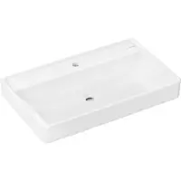 Hansgrohe wastafelblad Xanuia Q, 800x480 mm, met kraangat, zonder overloop, SMC wit, artikelnummer 61138450