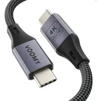 Voomy Connect C20 - 100W USB C kabel - 20 Gbps - 4K - 2M