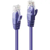 Lindy 48130 RJ45 Netwerkkabel, patchkabel CAT 6 U/UTP 30.00 m Violet 1 stuk(s)
