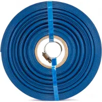 Bradas platte slang 1 1/4" 10m voor waterafvoer